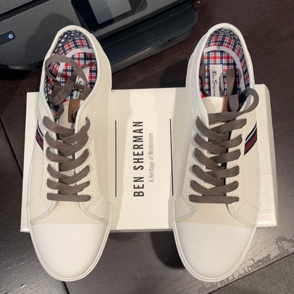 Ben Sherman perforated leather shoes - perfect - Picture 4 of 11